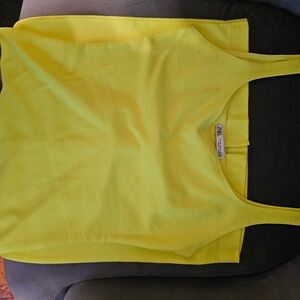 Zara Bodycon Tank dress (Yellow)